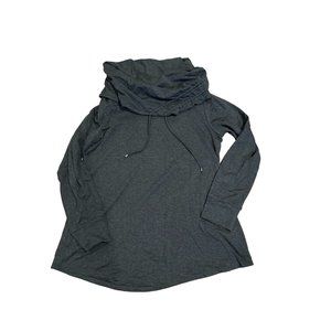 Soft Surroundings Cowl‎ Neck Gray Shirt Size M, #0068